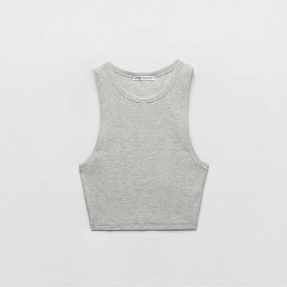 NWT Zara Basic Ribbed Tank Top